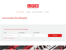 Tablet Screenshot of jobs.london-fire.gov.uk