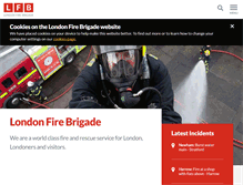 Tablet Screenshot of london-fire.gov.uk